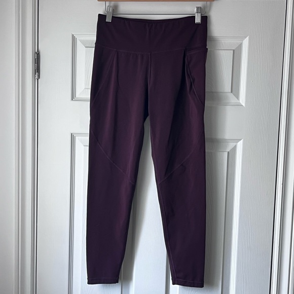 Sweaty Betty Power Workout Leggings Plum Purple High-Rise Pocket Leggings Size S - Picture 7 of 15
